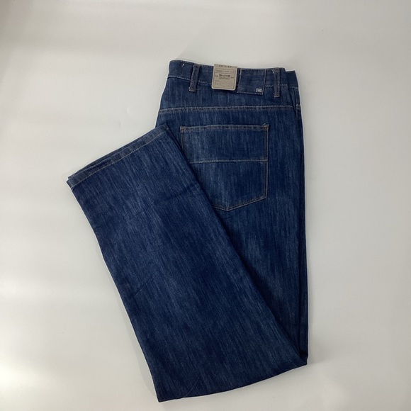 Alexander Julian Blue Straight Pants Jeans 42X32 NWT - Picture 1 of 2